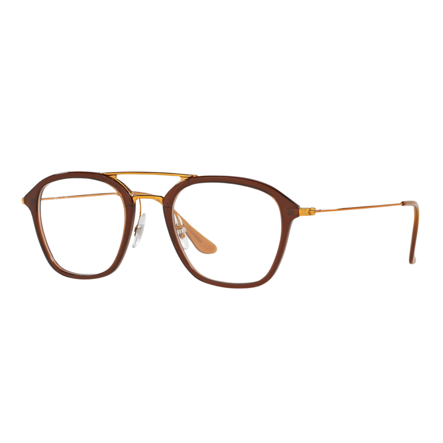 Rayban Square Aviator Marrone Eyeglasses for Men RB7098 5634