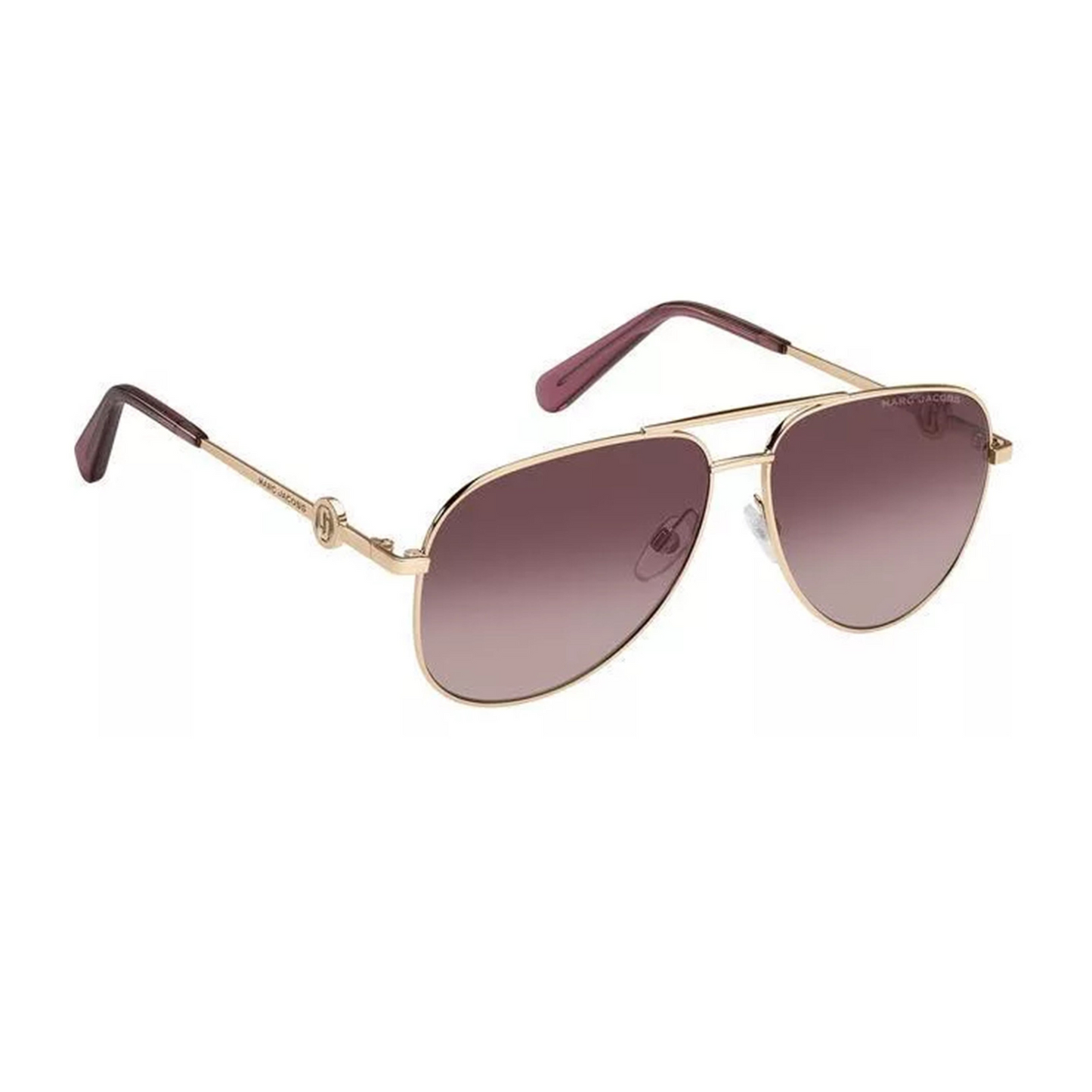 Marc Jacobs Rose Gold Aviator Unisex Sunglasses MARC 653/S Y113X