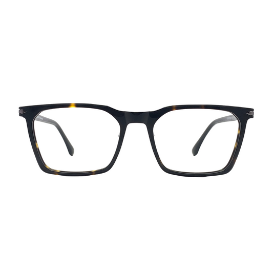 Advanced "Sanyam" Havana Square Unisex Eyeglasses 120330J C4/53