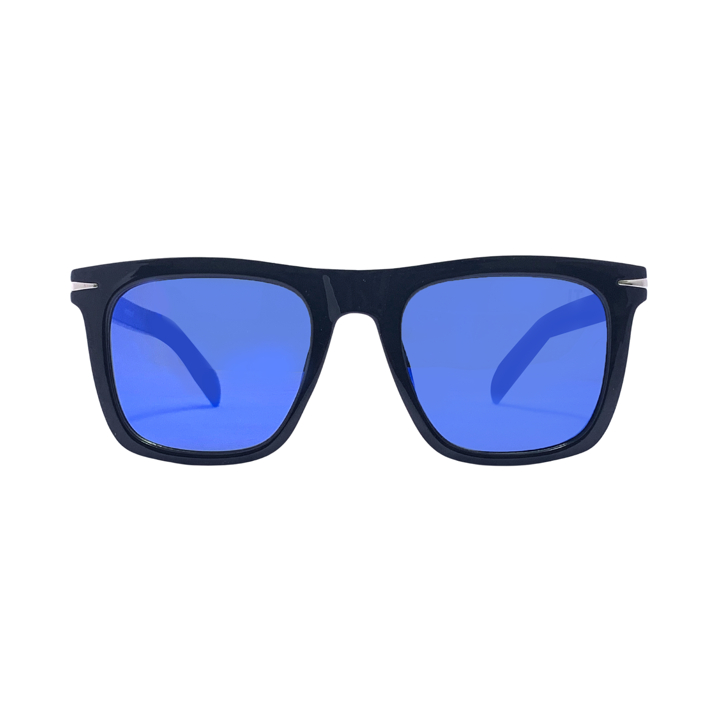 Hip Hop Blue Square Unisex Sunglasses