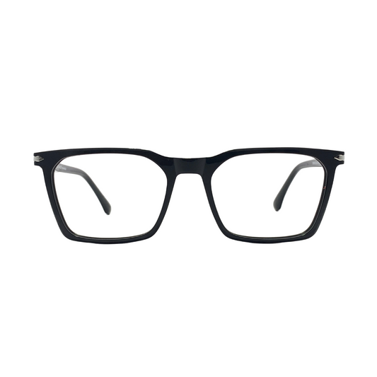 Advanced "Sanyam" Black Square Unisex Eyeglasses 120330J C2/53