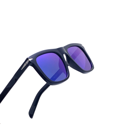 Hip Hop Blue Square Unisex Sunglasses DB7000