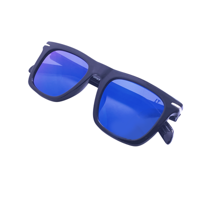 Hip Hop Blue Square Unisex Sunglasses