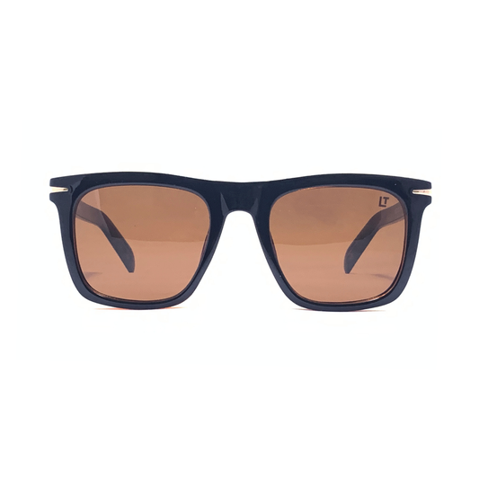 Hip Hop Brown Square Unisex Sunglasses