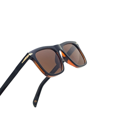 Hip Hop Brown Square Unisex Sunglasses