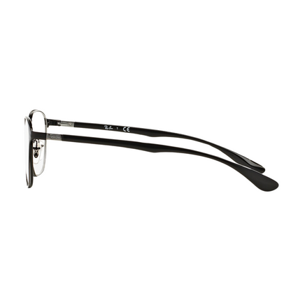 Rayban Shiny Black Square Unisex Eyeglasses RB6357 2509