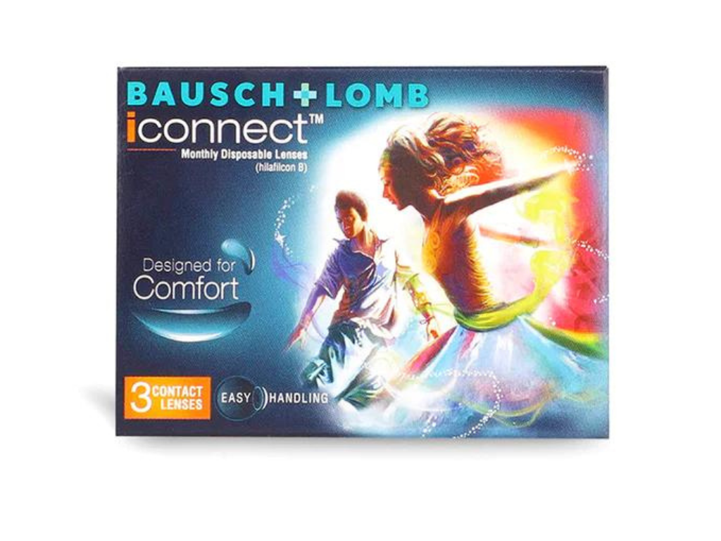 Bausch & Lomb iConnect Monthly Disposable 3 Lens Pack
