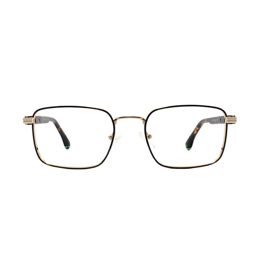 Luxury Line "Digvijay" Golden Square Unisex Eyeglasses RTM6004 C3/55