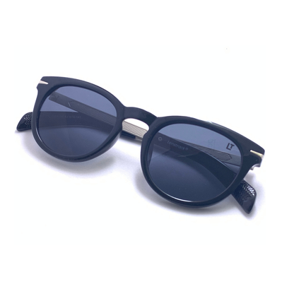 Hip Hop Blue Cat-Eye Sunglasses For Females