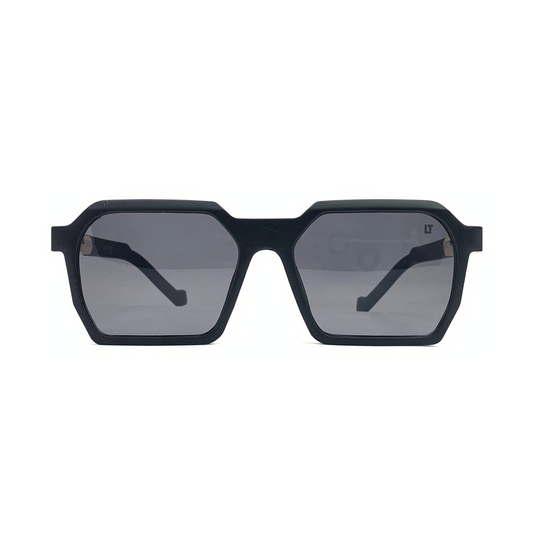 Essentials "Bounce" Black Hexagon Unisex Sunglasses