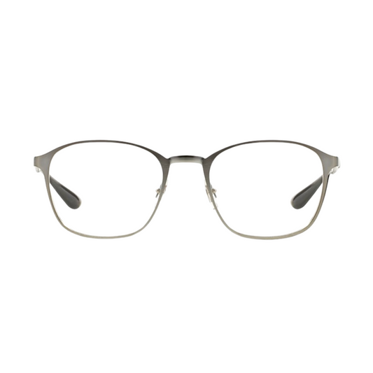 Rayban Gunmetal Square Unisex Eyeglasses RB6357 2553