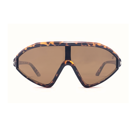 Hip Hop Brown Havana Unisex Sunglasses