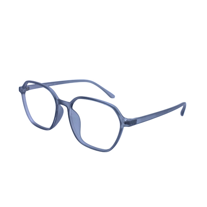 Essentials Geometric Unisex Bluecut Zero Power Eyeglasses 3223