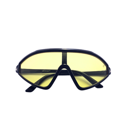 Hip Hop Yellow Geometric Unisex Sunglasses