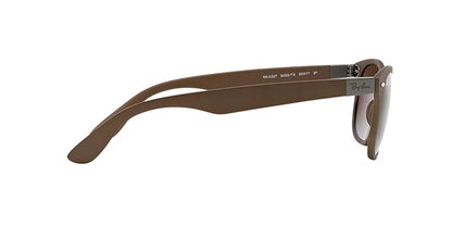 RAY-BAN New Wayfarer Liteforce Matte Brown Polarized RB4207 6033/T555