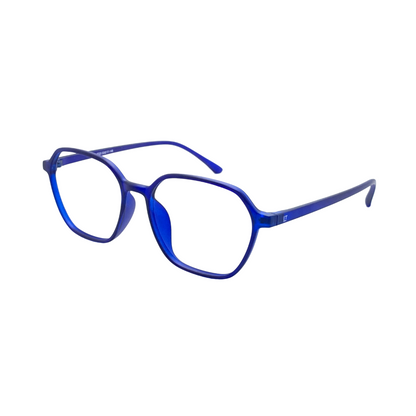 Essentials Geometric Unisex Bluecut Zero Power Eyeglasses 3223