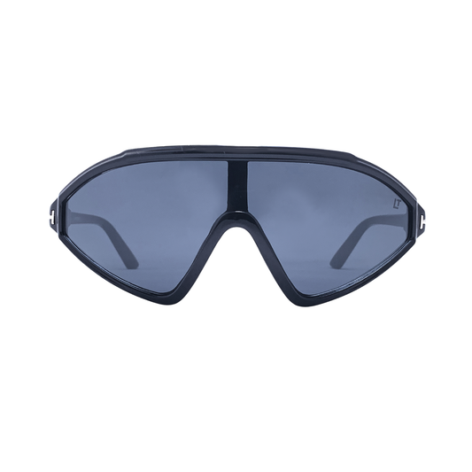 Hip Hop Blue Geometric Unisex Sunglasses