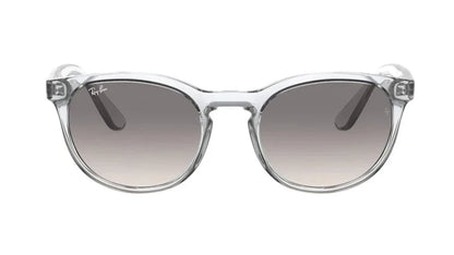 RAY-BAN Gray Transparent Round Unisex Sunglasses RB4252I 6447/1152