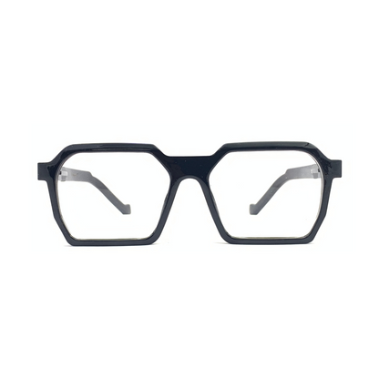 Essentials "Crew" Black Hexagon Unisex Eyeglasses