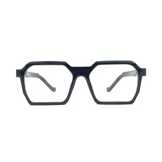 Essentials "Crew" Black Hexagon Unisex Eyeglasses