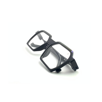 Essentials "Crew" Black Hexagon Unisex Eyeglasses