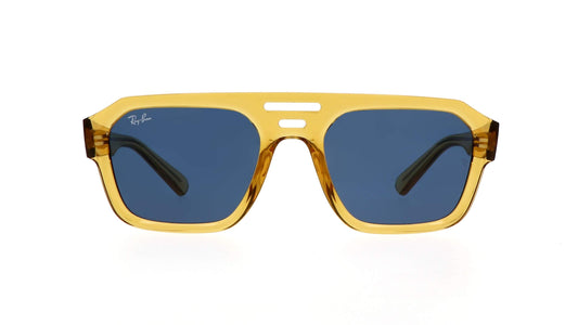 RAY-BAN Corrigan Bio-Based Men Irregular Sunglasses RB04397 6682/8054