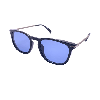 Hip Hop Blue Square Unisex Sunglasses