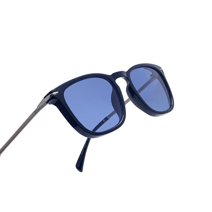 Hip Hop Blue Square Unisex Sunglasses