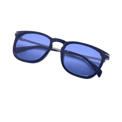 Hip Hop Blue Square Unisex Sunglasses