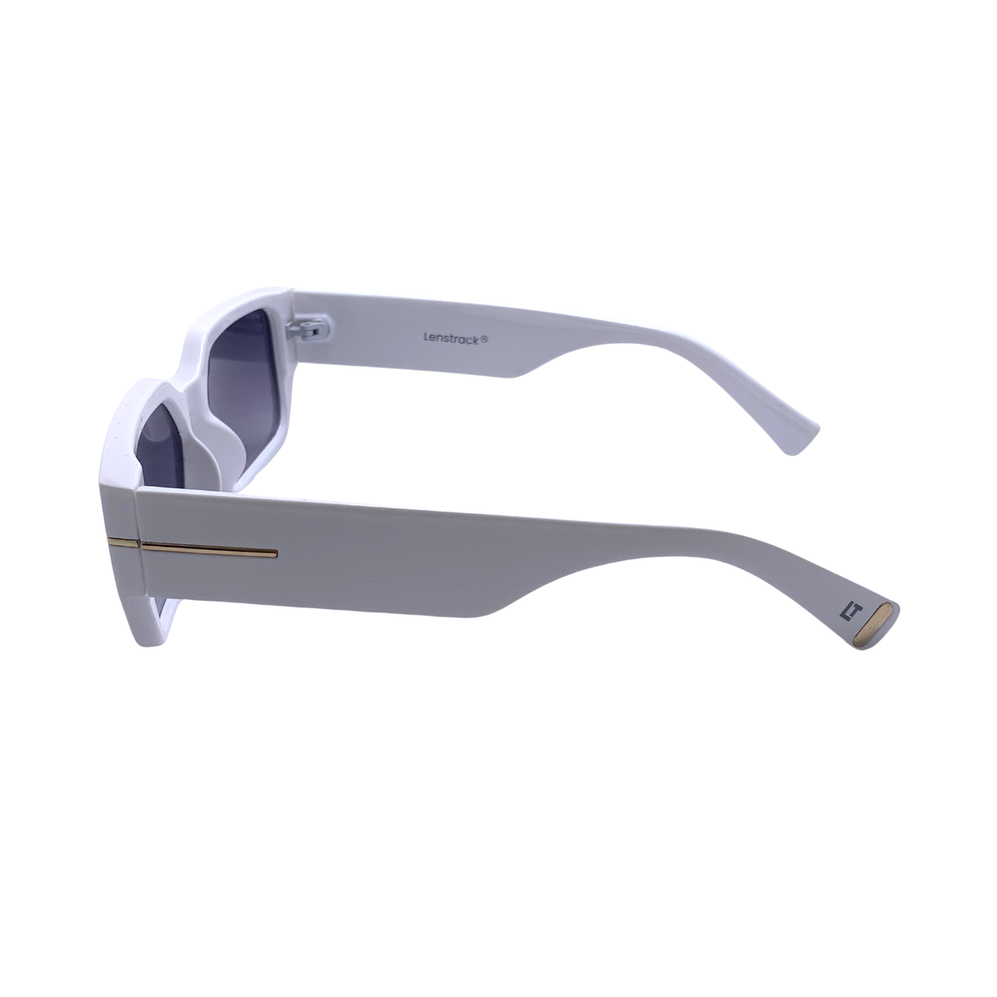 Hip Hop Grey Rectangle Unisex Sunglasses