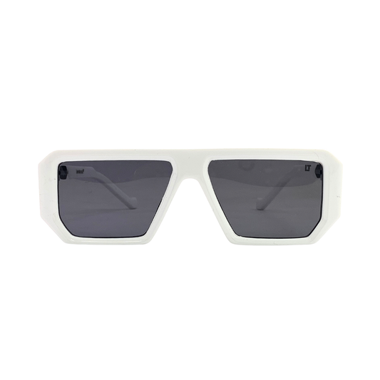 Essentials G.O.A.T White Square Sunglasses for Men