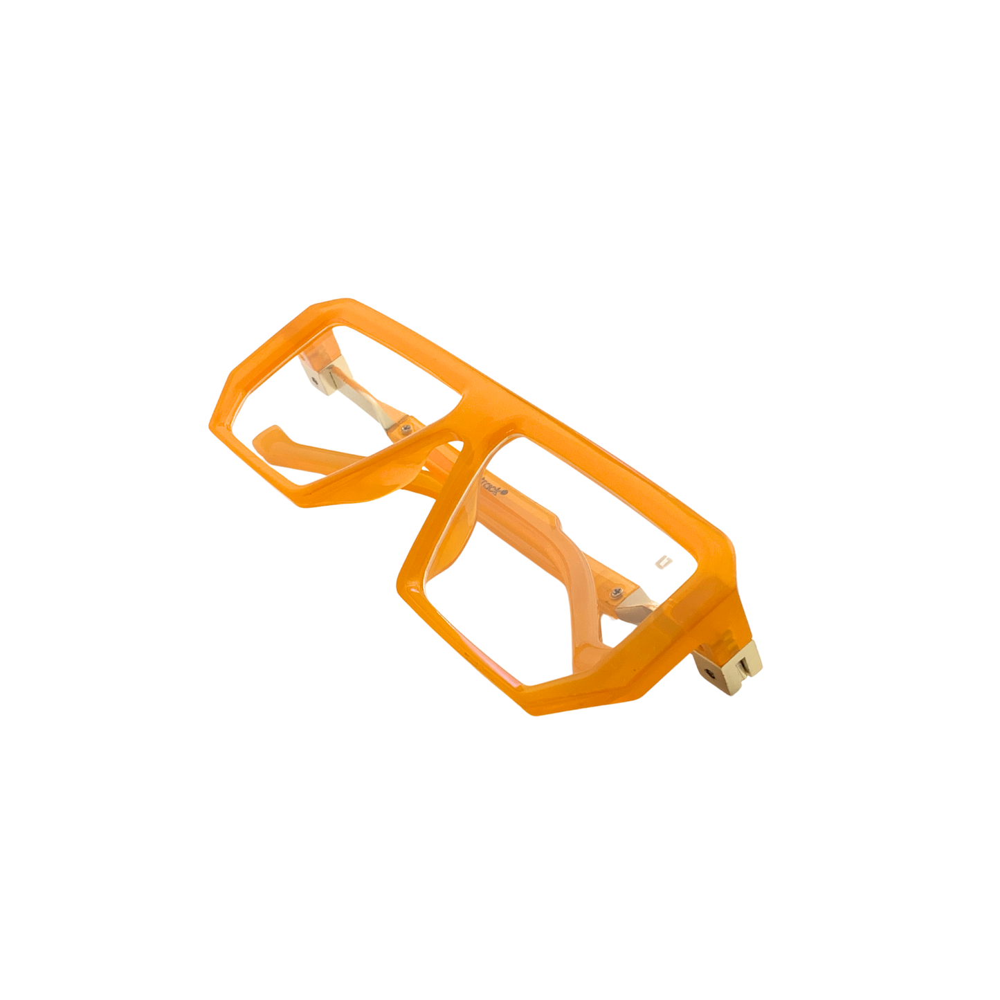 Essentials G.O.A.T Orange Square Eyeglasses for Men