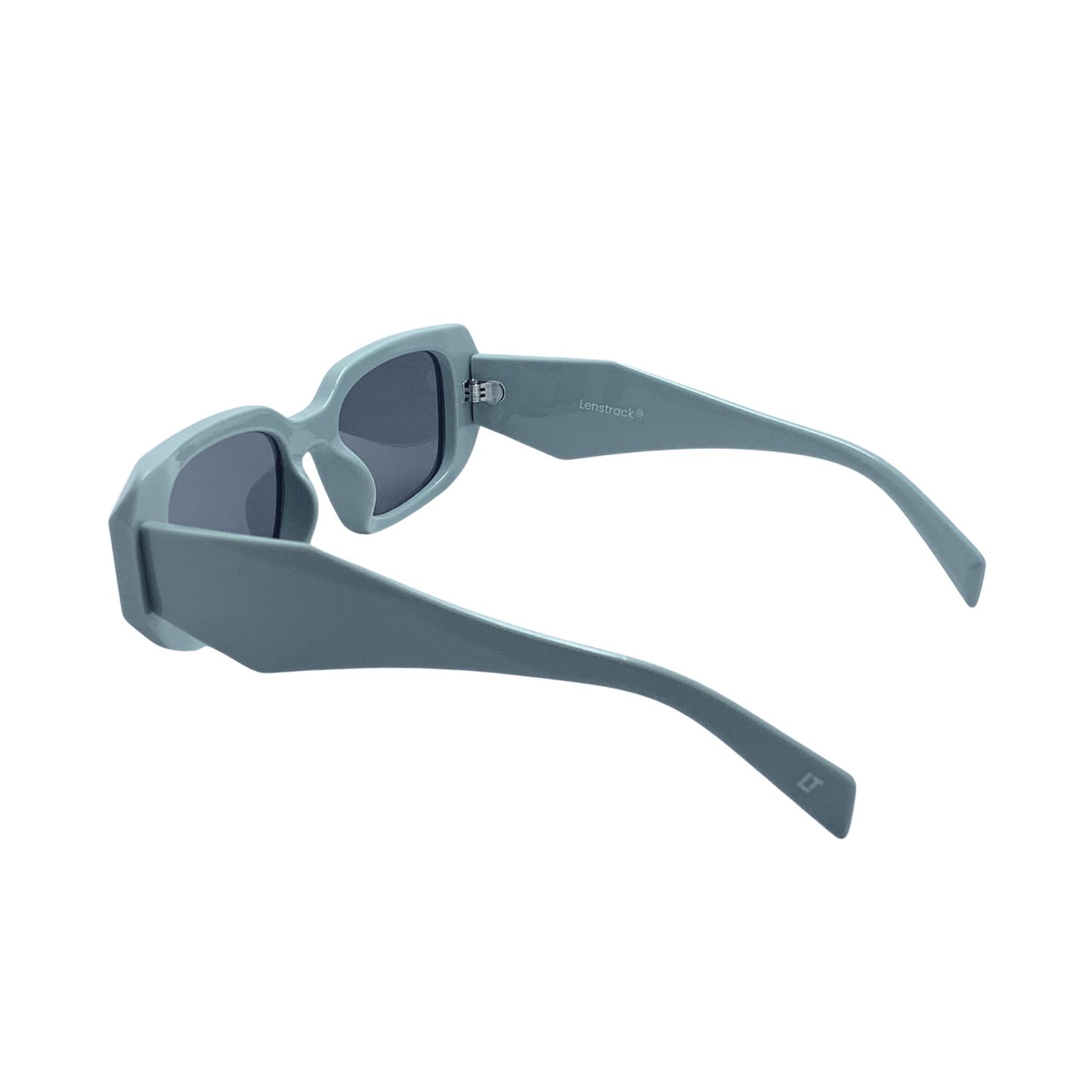 Hip Hop Grey Rectangle Unisex Sunglasses