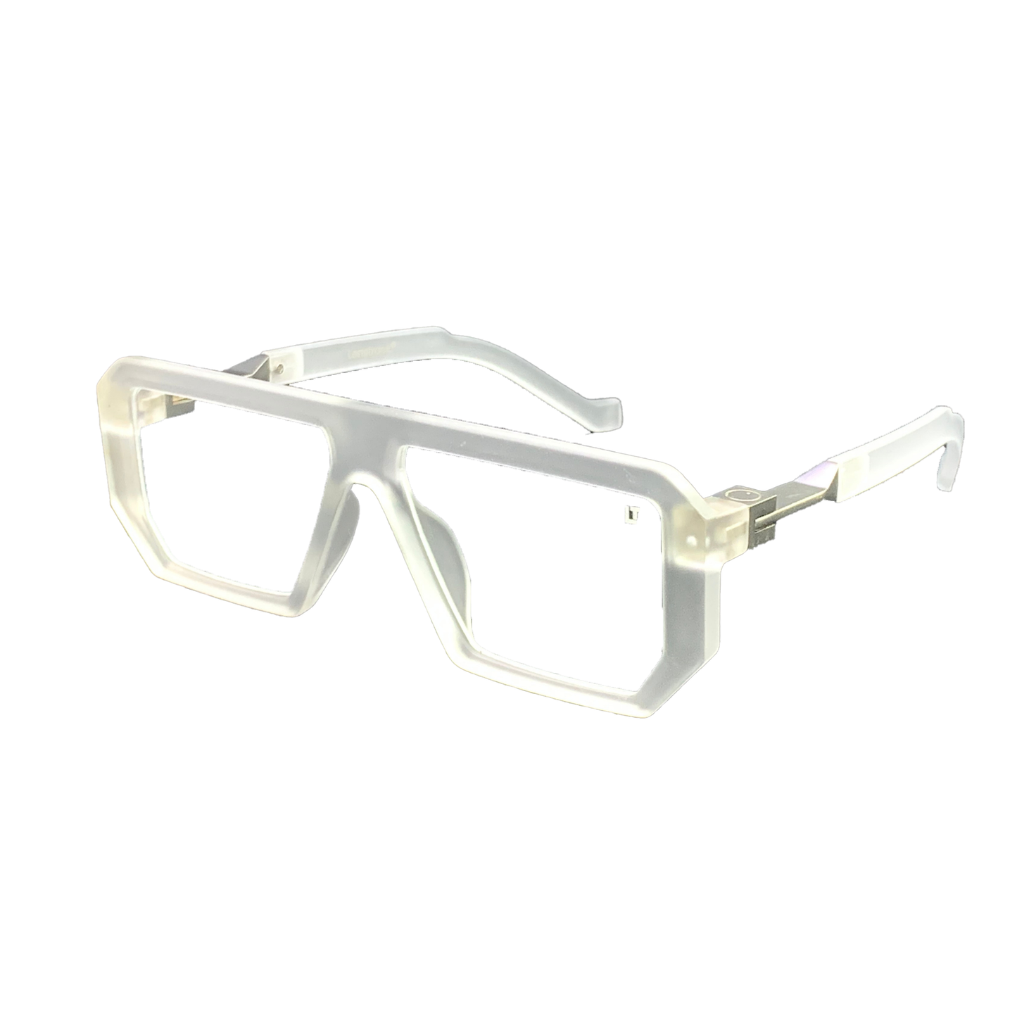 Essentials G.O.A.T White Square Eyeglasses for Men