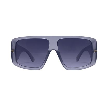 Hip Hop Grey Square Unisex Sunglasses