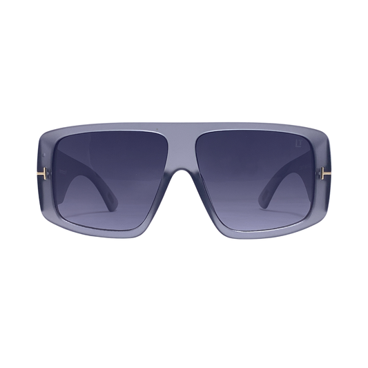 Hip Hop Grey Square Unisex Sunglasses