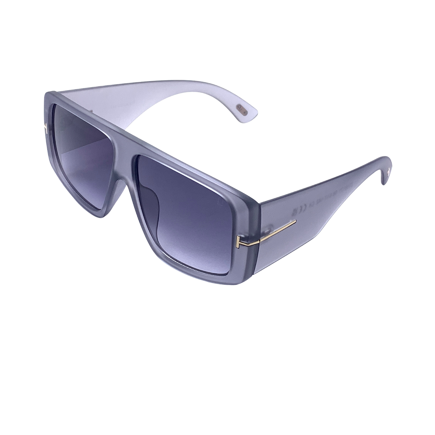 Hip Hop Grey Square Unisex Sunglasses