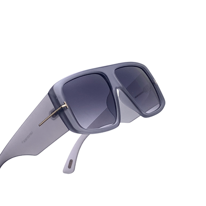 Hip Hop Grey Square Unisex Sunglasses