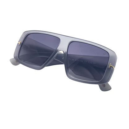 Hip Hop Grey Square Unisex Sunglasses