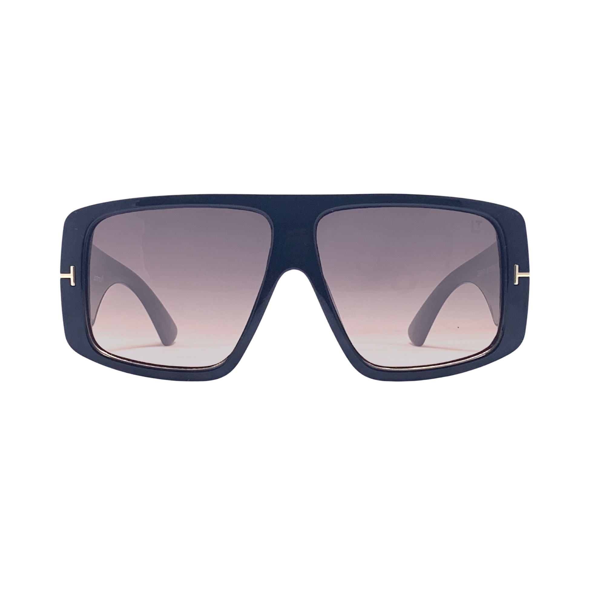 Hip Hop Black Square Unisex Sunglasses ZS98171 - Main Image