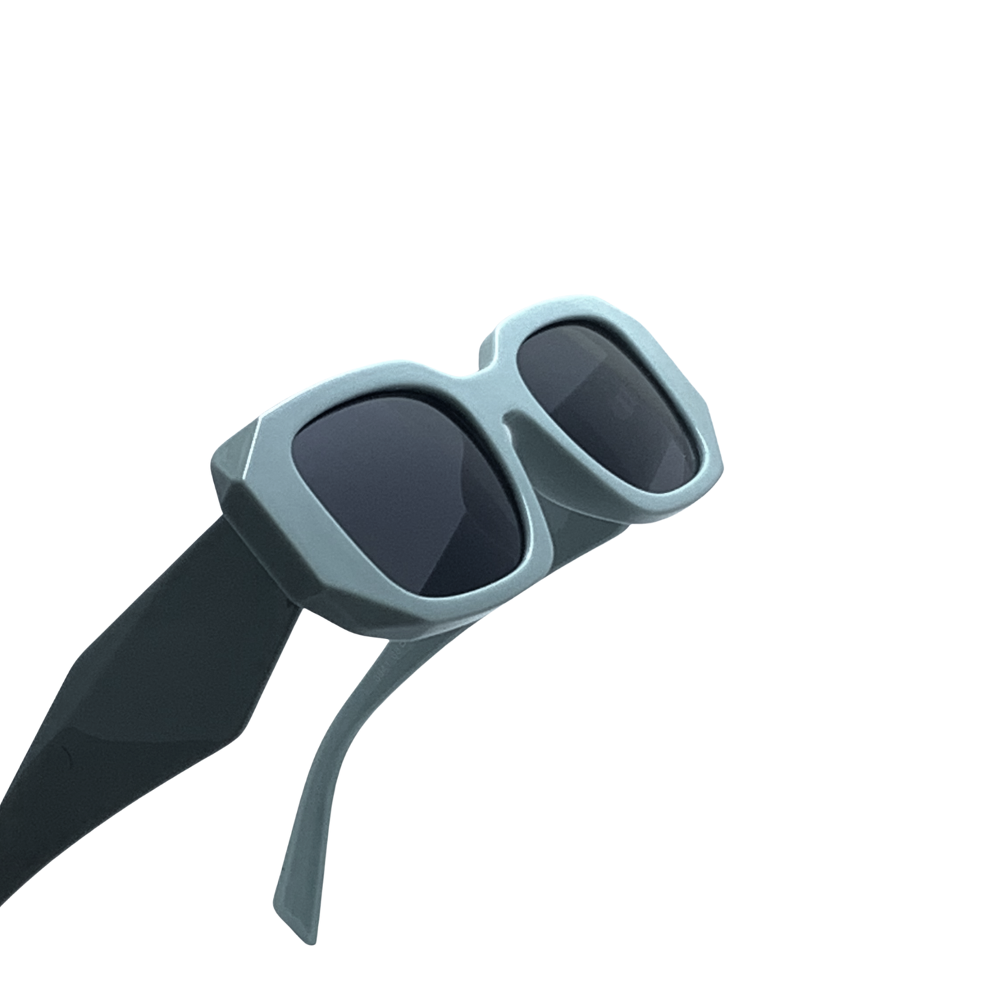 Hip Hop "Savana" Grey Rectangle Unisex Sunglasses