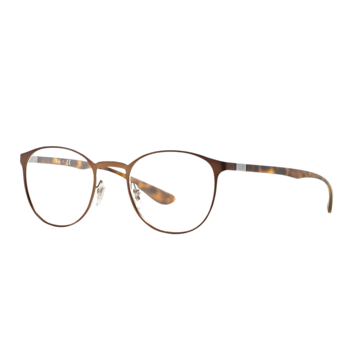 Rayban Brown Oval Unisex Eyeglasses RB6355 2758