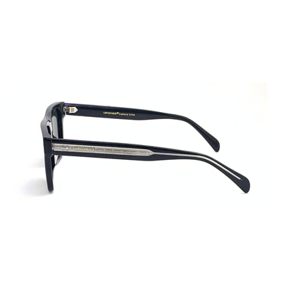 Luxury Line "Hood" Black Wayfarer Unisex Sunglasses