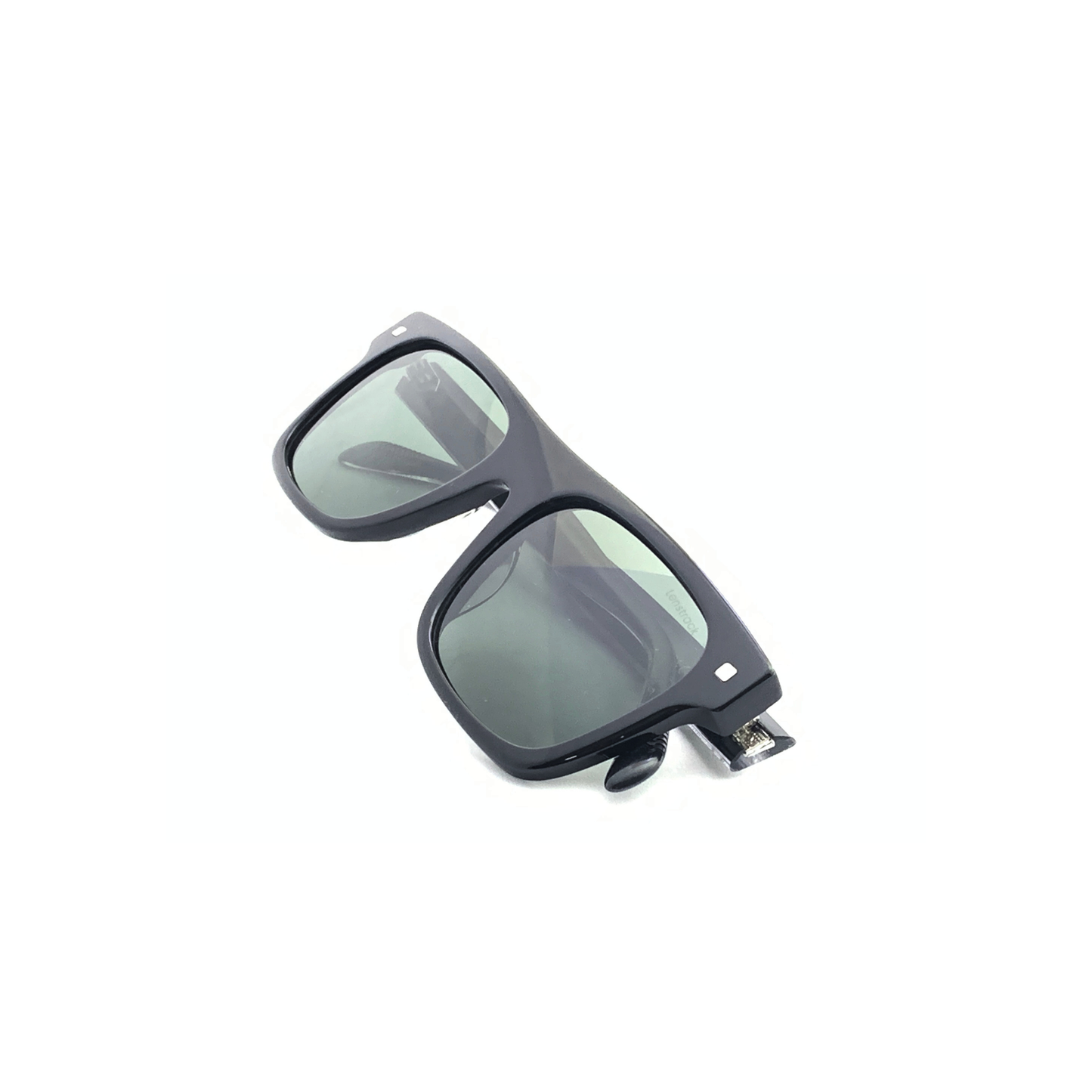 Luxury Line "Hood" Black Wayfarer Unisex Sunglasses