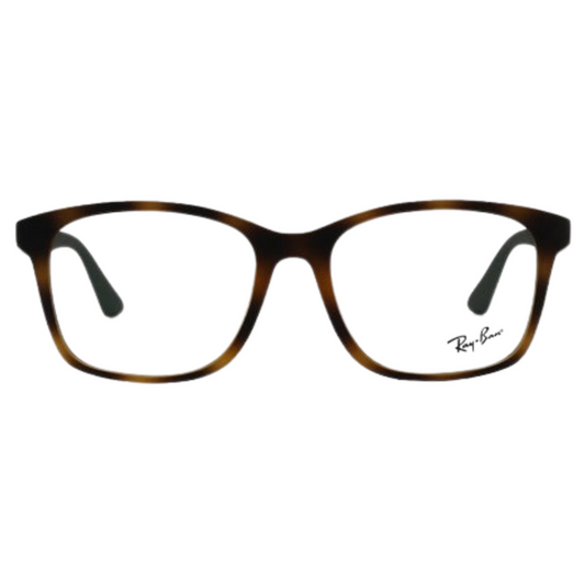 Rayban Square Brown Unisex Eyeglasses RB7059D 5557