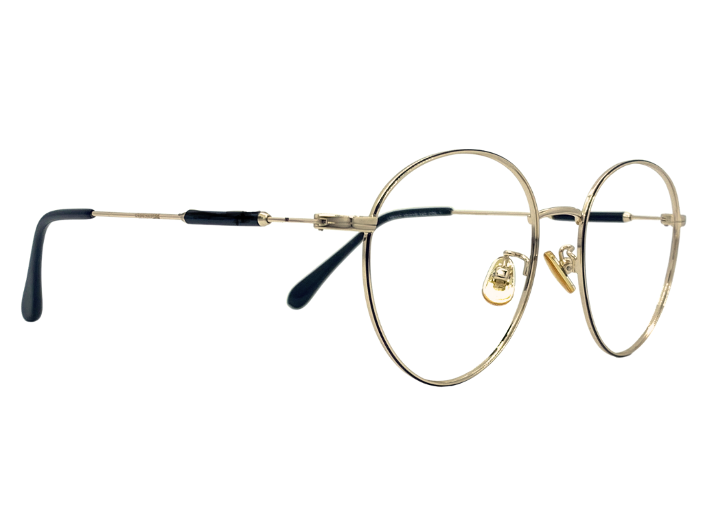 Lensnut Latemon  Golden Hexagon Full Rim Eyeglasses LNL5611COL1