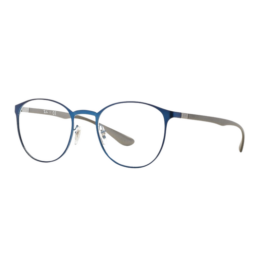 Rayban Blue Oval Unisex Eyeglasses RB6355 2510