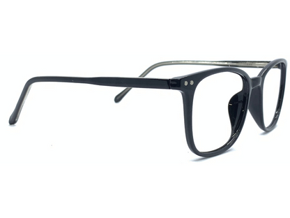 Lensnut Black Rectangle Full Rim Eyeglasses LN8034C1