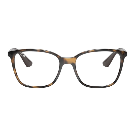 Rayban Active Lifestyle Havana Square Unisex Eyeglasses RB7066 5577