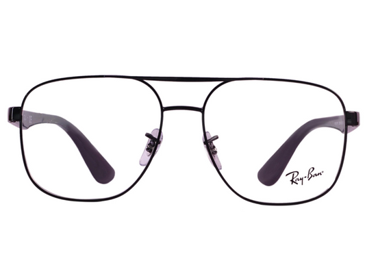 Rayban Black Square Avitor Full Rim Eyeglasses RX6476I250956